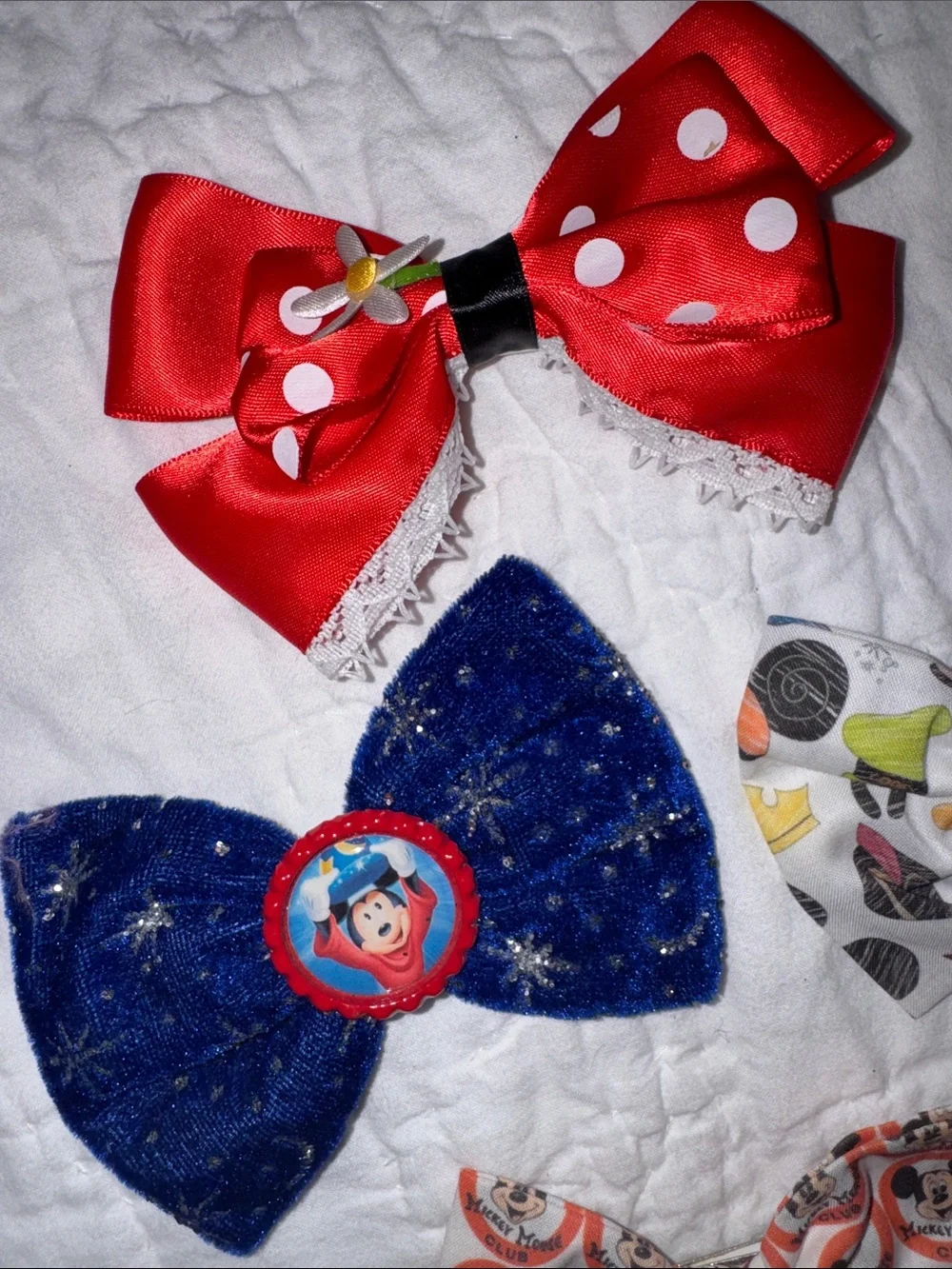 Disney hair bows